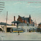 ROXBURY MA ROXBURY CROSSING ANTIQUE POSTCARD