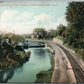 NORTHAMPTON MA MILLS RIVER ANTIQUE POSTCARD