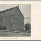 PITTSFIELD ME UNION HALL ANTIQUE POSTCARD