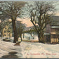 SOMESVILLE ME WINTER SCENE ANTIQUE POSTCARD