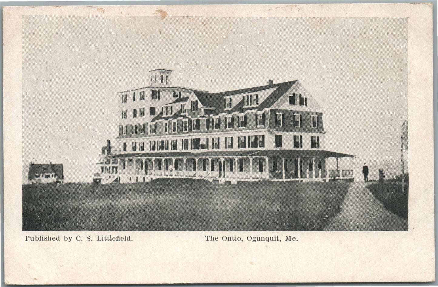 OGUNQUIT ME THE ONTIO ANTIQUE POSTCARD