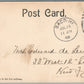 SACO ME DEERINGS MILLS ANTIQUE POSTCARD
