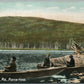 CARATUNK ME PIERCE POND ANTIQUE POSTCARD