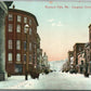 RUMFORD FALLS ME CONGRESS STREET ANTIQUE POSTCARD
