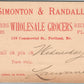 PORTLAND ME WHOLESALE GROCERS ADVERTISING ANTIQUE POSTCARD
