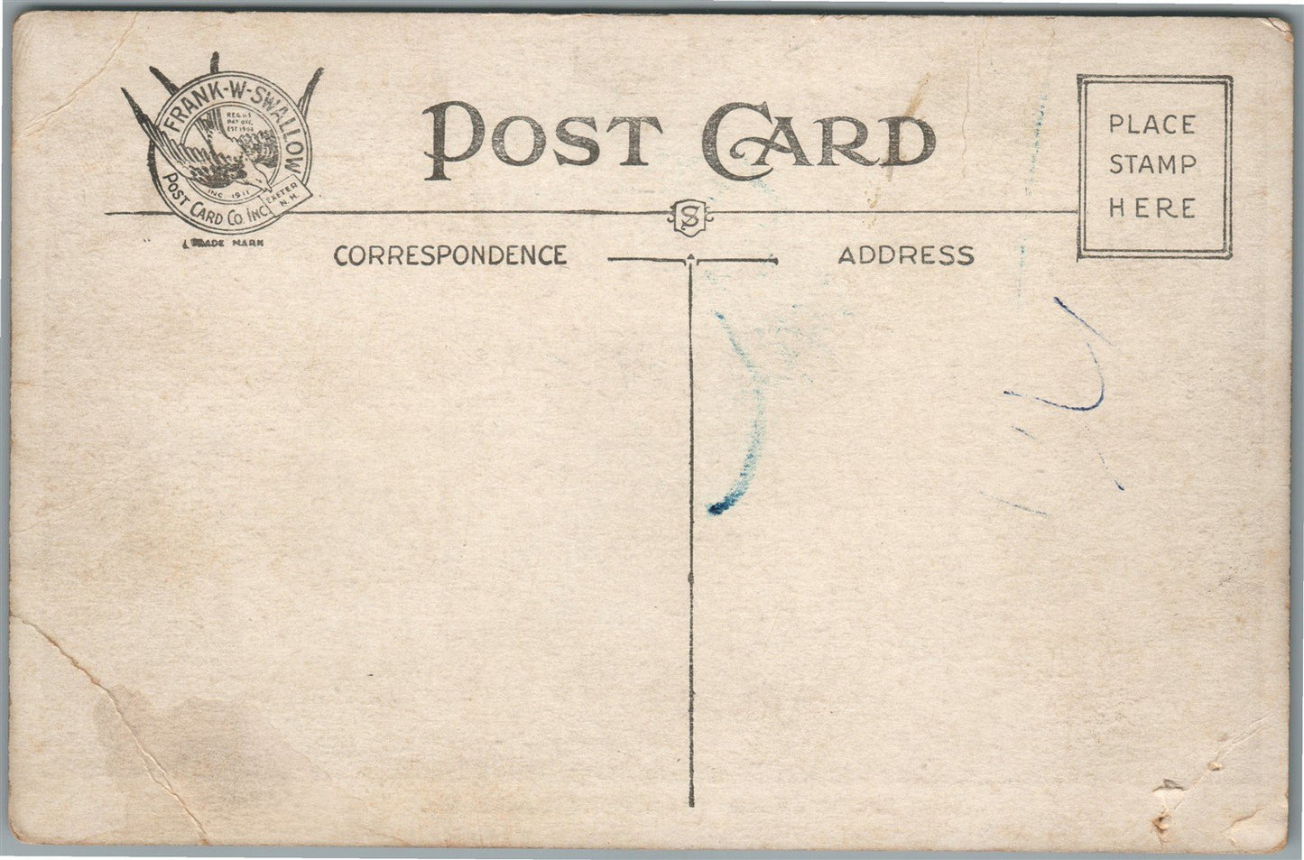 NORTH BERWICK ME B & M RAILROAD TOWER ANTIQUE POSTCARD