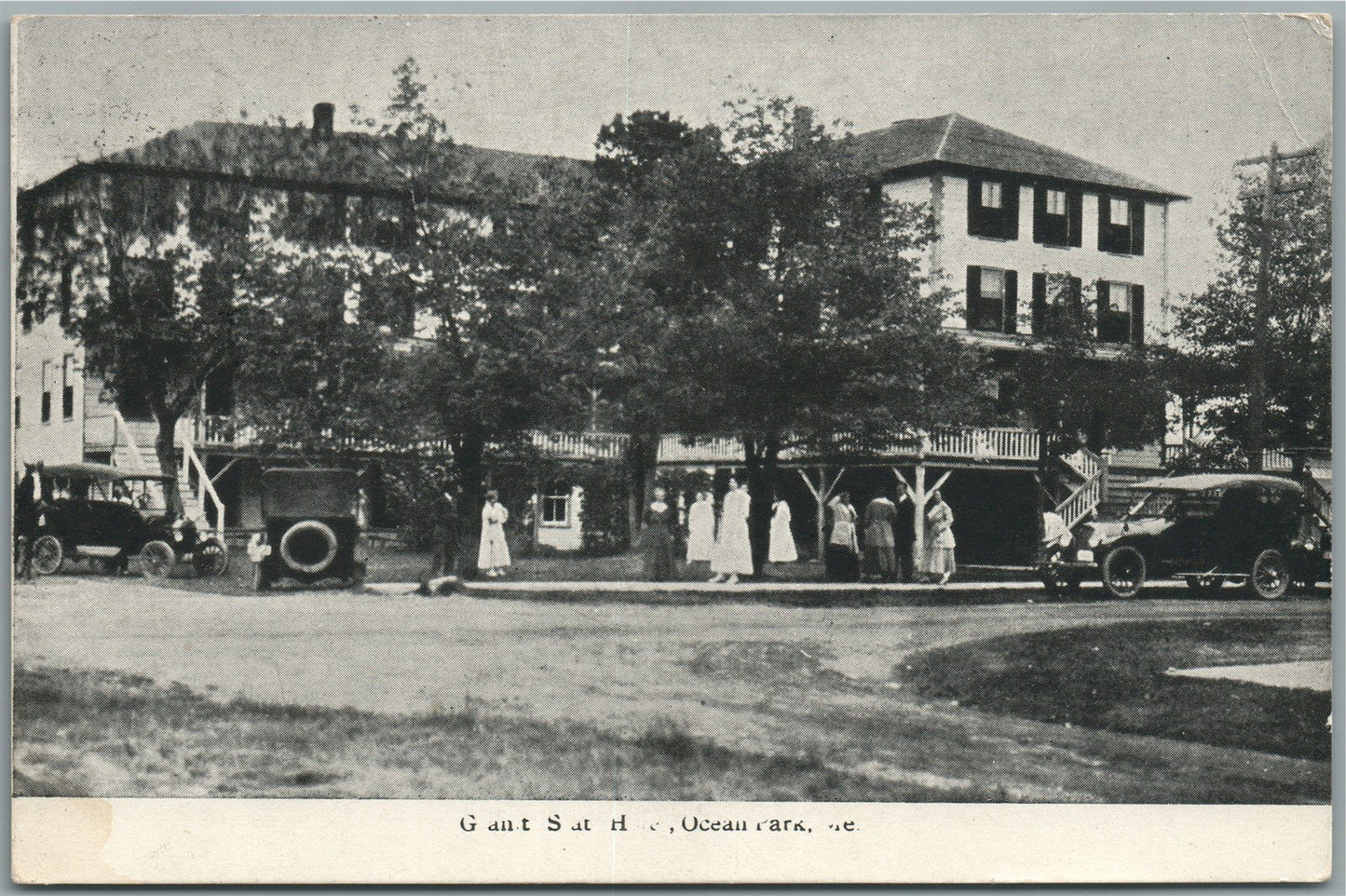 OCEAN PARK ME ANTIQUE POSTCARD
