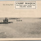 POLAND ME CAMP MAQUA ANTIQUE POSTCARD
