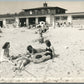 GRAND HAVEN MI STATE PARK BEACH ANTIQUE REAL PHOTO POSTCARD RPPC