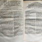 1728 PHARSALIA by LUCAN antique ANCIENT ROMAN POEM 2 volumes