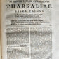 1728 PHARSALIA by LUCAN antique ANCIENT ROMAN POEM 2 volumes