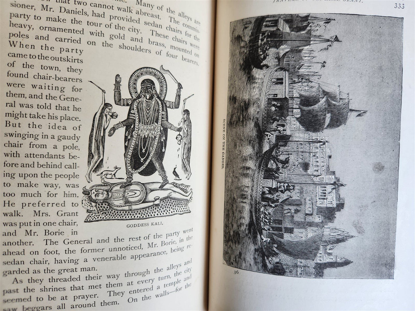 1881 TRAVELS OF GENERAL GRANT by HEADLEY antique ILLUSTRATED