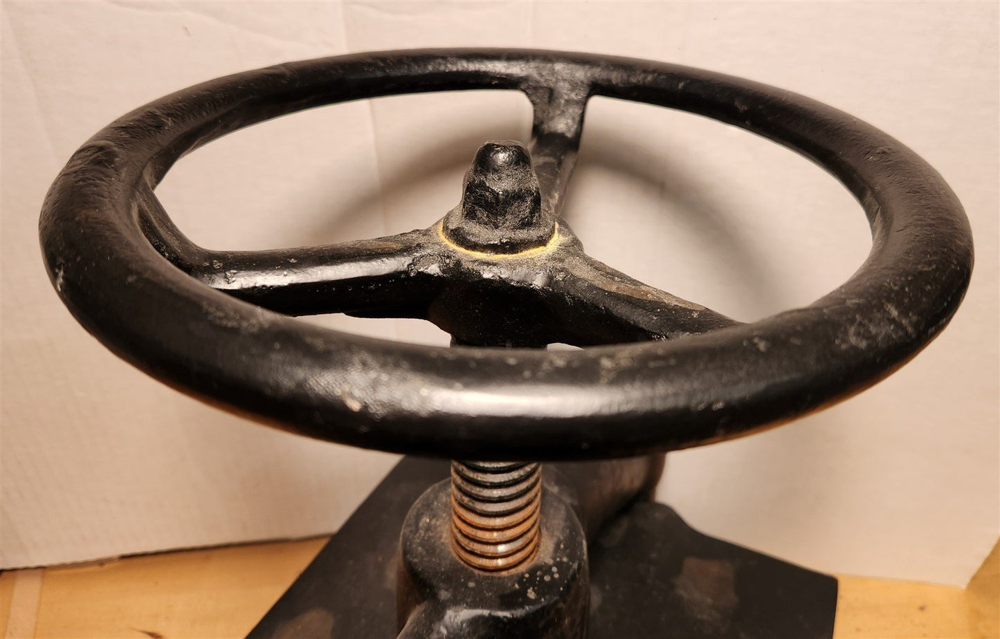 CAST IRON BOOK PRESS antique BOOKBINDING VICTORIAN 19th century