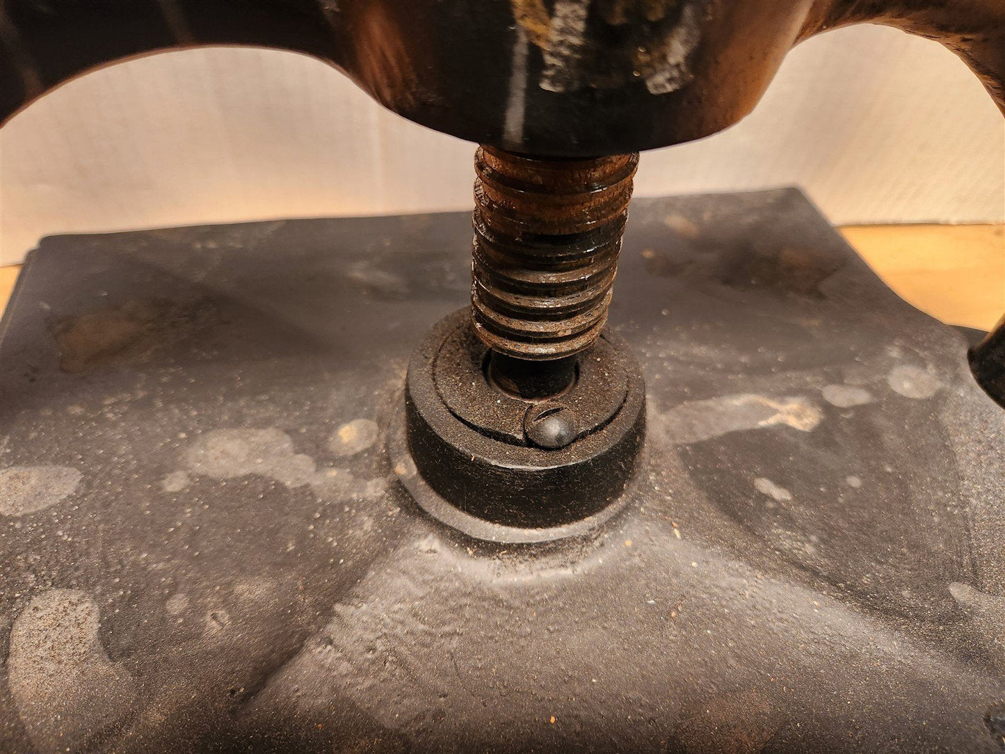 CAST IRON BOOK PRESS antique BOOKBINDING VICTORIAN 19th century