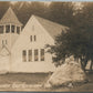 EAST STONEHAM ME CHURCH ANTIQUE REAL PHOTO POSTCARD RPPC