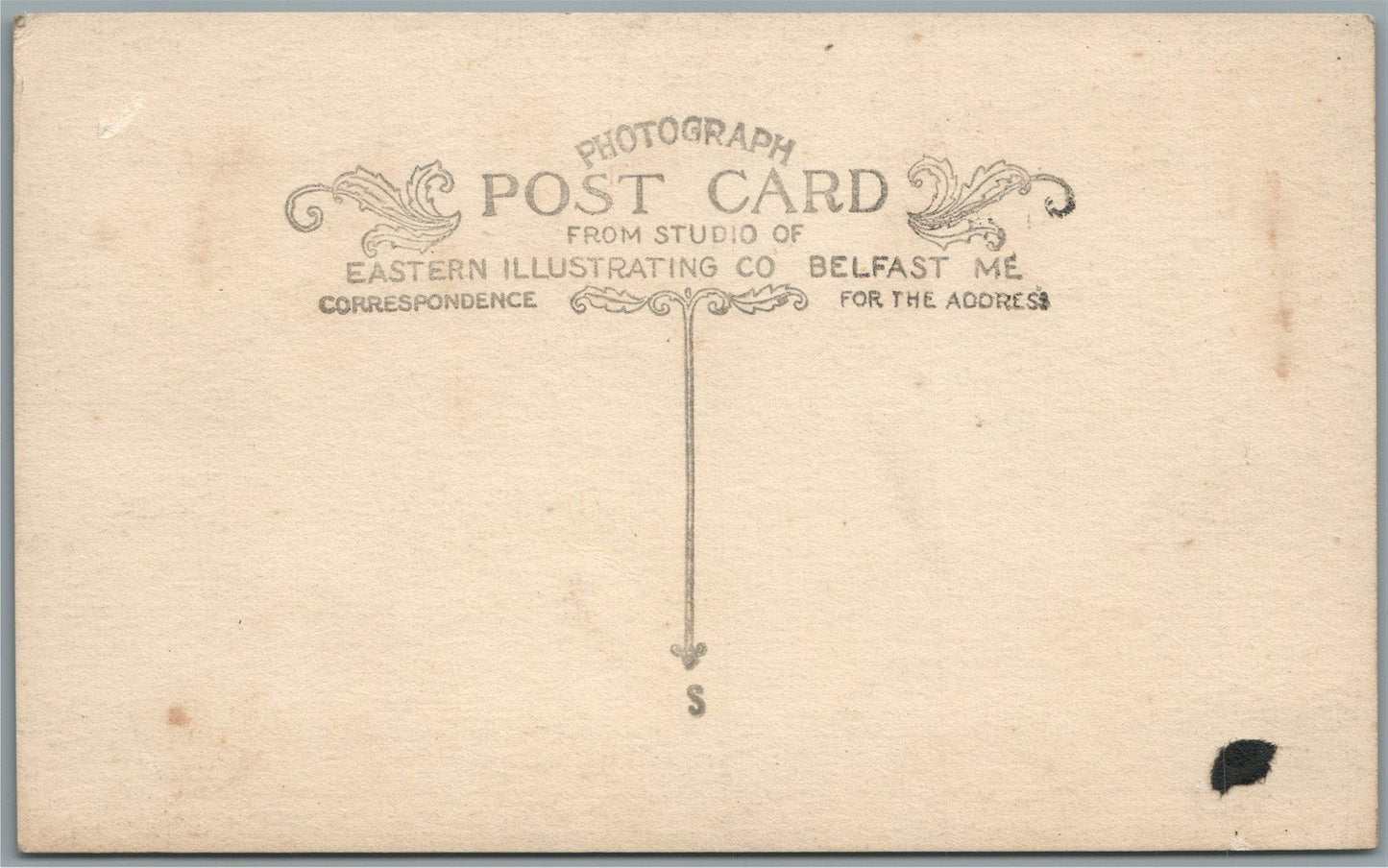 EAST STONEHAM ME CHURCH ANTIQUE REAL PHOTO POSTCARD RPPC