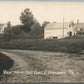EAST STONEHAM ME VEW FROM THE OAKS ANTIQUE REAL PHOTO POSTCARD RPPC