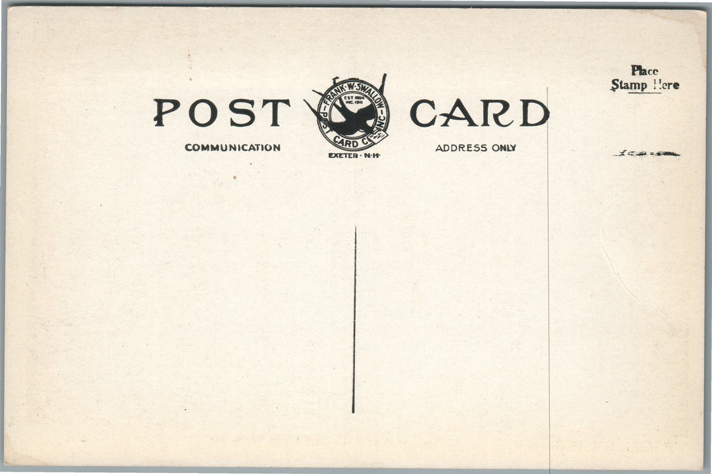 WELLS ME MARYLAND RIDGE MEETING HOUSE ANTIQUE POSTCARD