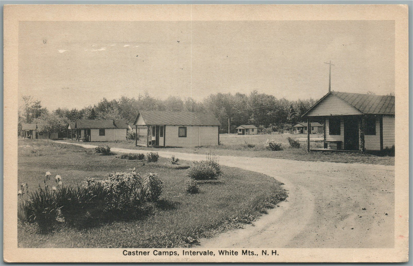 INTERVALE WHITE MTS NH CASTNER CAMPS ANTIQUE POSTCARD