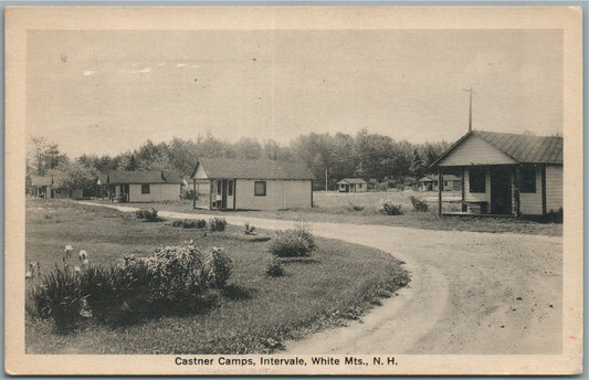 INTERVALE WHITE MTS NH CASTNER CAMPS ANTIQUE POSTCARD