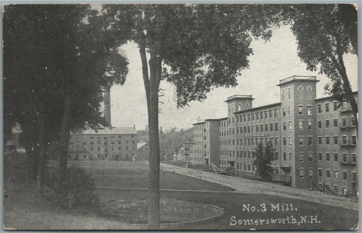 SOMERSWORTH NH No. 3 MILL ANTIQUE POSTCARD