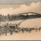 NORTH CONWAY WHITE MTS NH SKIMOBILE ANTIQUE POSTCARD