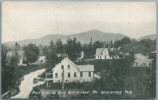 MT. WHITEFACE NH POST OFFICE ANTIQUE POSTCARD