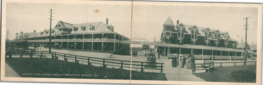 HAMPTON BEACH NH CASINO ANTIQUE POSTCARD