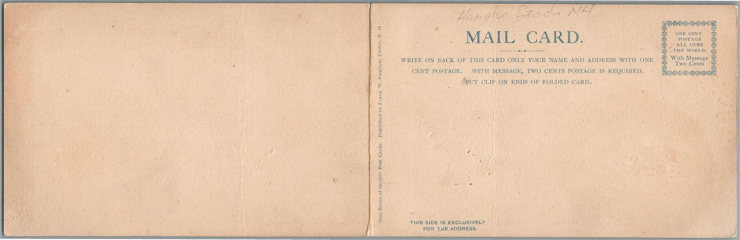 HAMPTON BEACH NH CASINO ANTIQUE POSTCARD