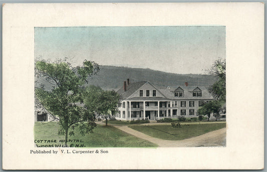 WOODSVILLE NH COTTAGE HOSPITAL ANTIQUE POSTCARD