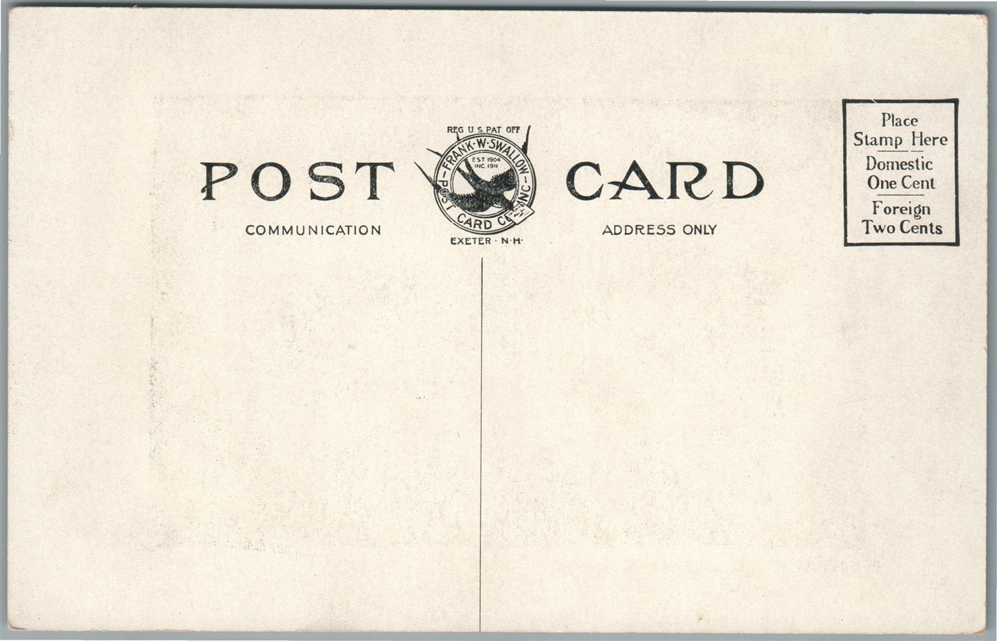 WOODSVILLE NH COTTAGE HOSPITAL ANTIQUE POSTCARD