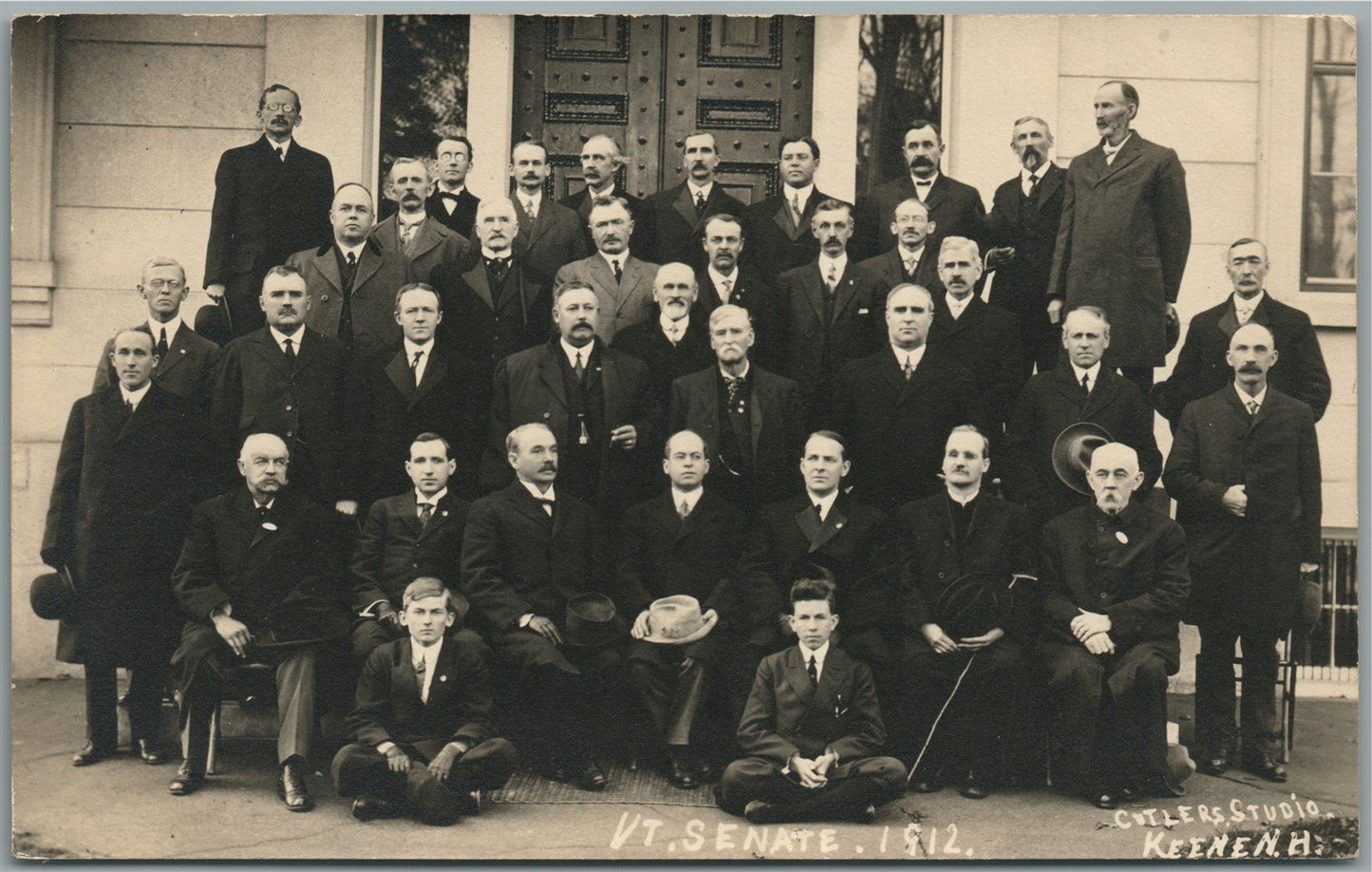 VT SENATE ANTIQUE REAL PHOTO POSTCARD RPPC