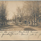 MARLOW NH STREET SCENE ANTIQUE REAL PHOTO POSTCARD RPPC