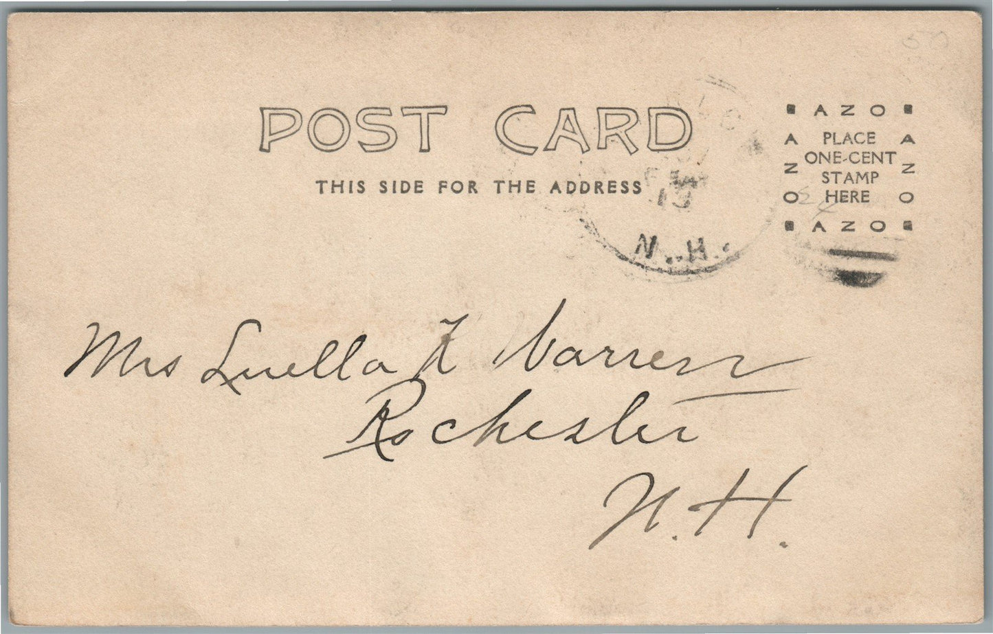 MARLOW NH STREET SCENE ANTIQUE REAL PHOTO POSTCARD RPPC