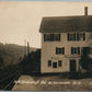 W.HENNIKER NH RAILROAD STATION & POST OFFICE ANTIQUE REAL PHOTO POSTCARD RPPC