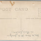 OLD COUPLE in INTERIOR ANTIQUE REAL PHOTO POSTCARD RPPC
