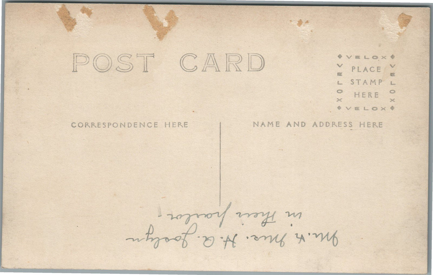 OLD COUPLE in INTERIOR ANTIQUE REAL PHOTO POSTCARD RPPC
