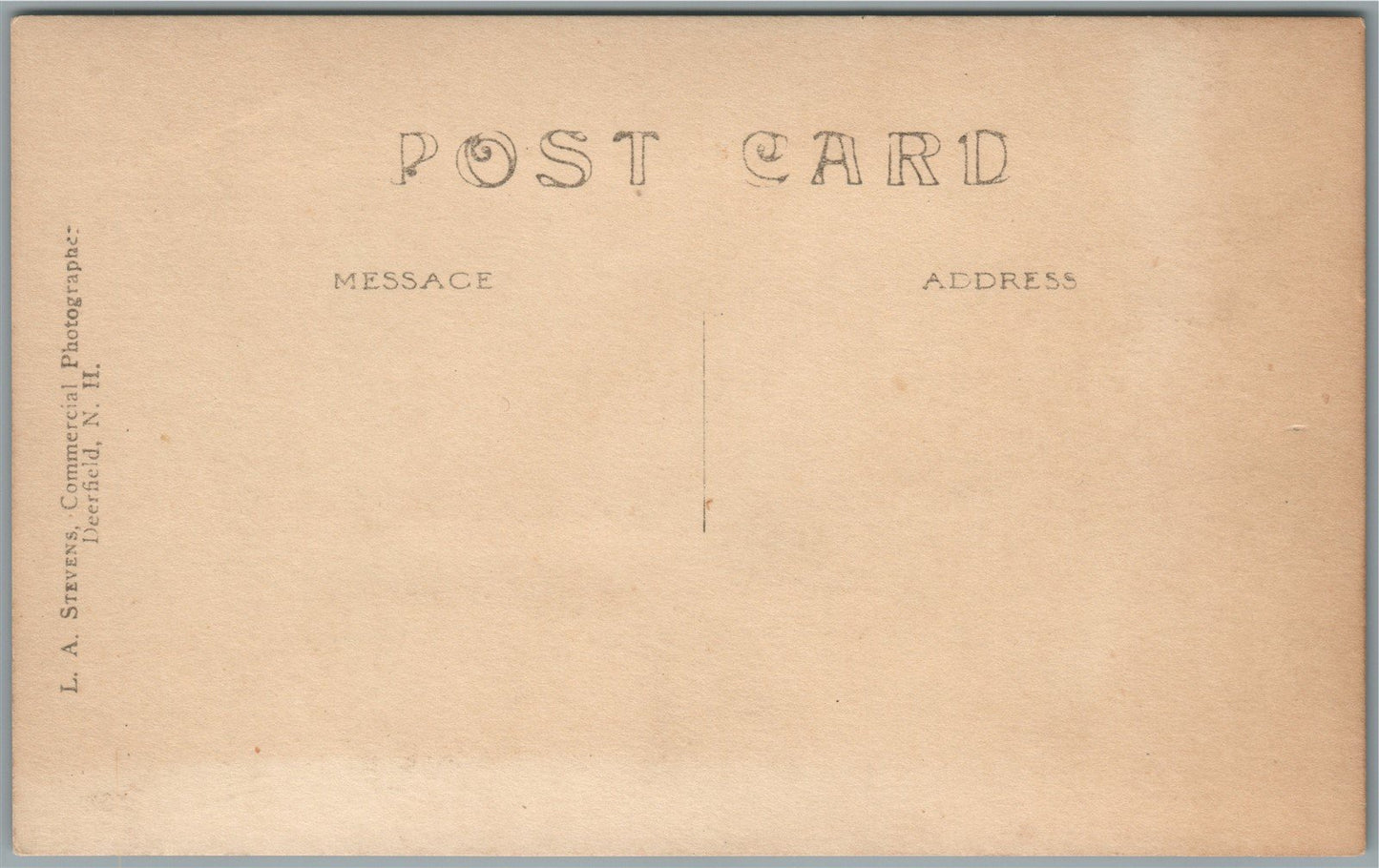 BELMONT NH GENERAL VIEW ANTIQUE REAL PHOTO POSTCARD RPPC