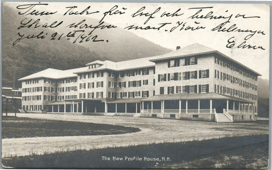 NEW PROFILE HOUSE NH ANTIQUE REAL PHOTO POSTCARD RPPC