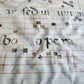 c. 17th century ANTIPHONAL MANUSCRIPT on VELLUM ANTIQUE hand writing