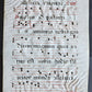 17th century ANTIPHONAL MANUSCRIPT on VELLUM ANTIQUE hand writing