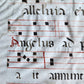 17th century ANTIPHONAL MANUSCRIPT on VELLUM ANTIQUE hand writing