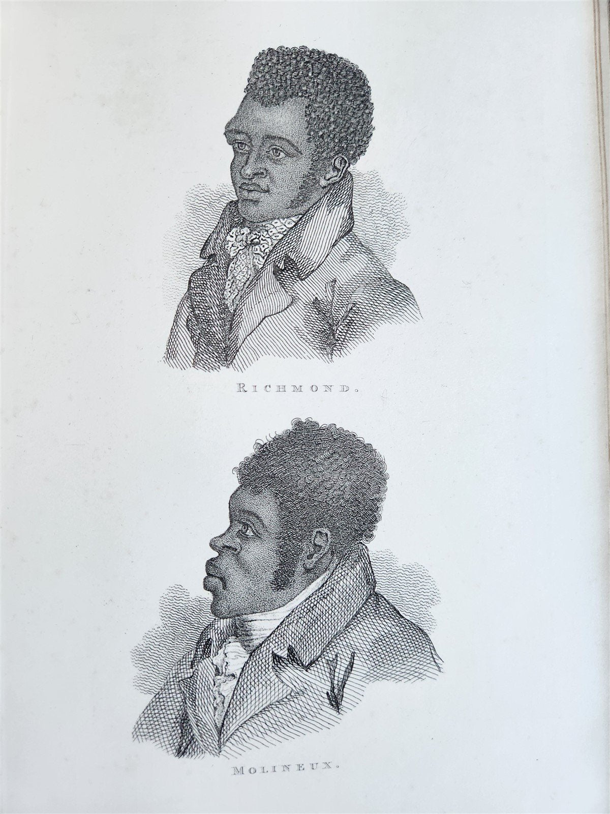 1820s BOXING PUGILISTS ILLUSTRATED w/ 62 PLATES antique