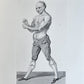 1820s BOXING PUGILISTS ILLUSTRATED w/ 62 PLATES antique