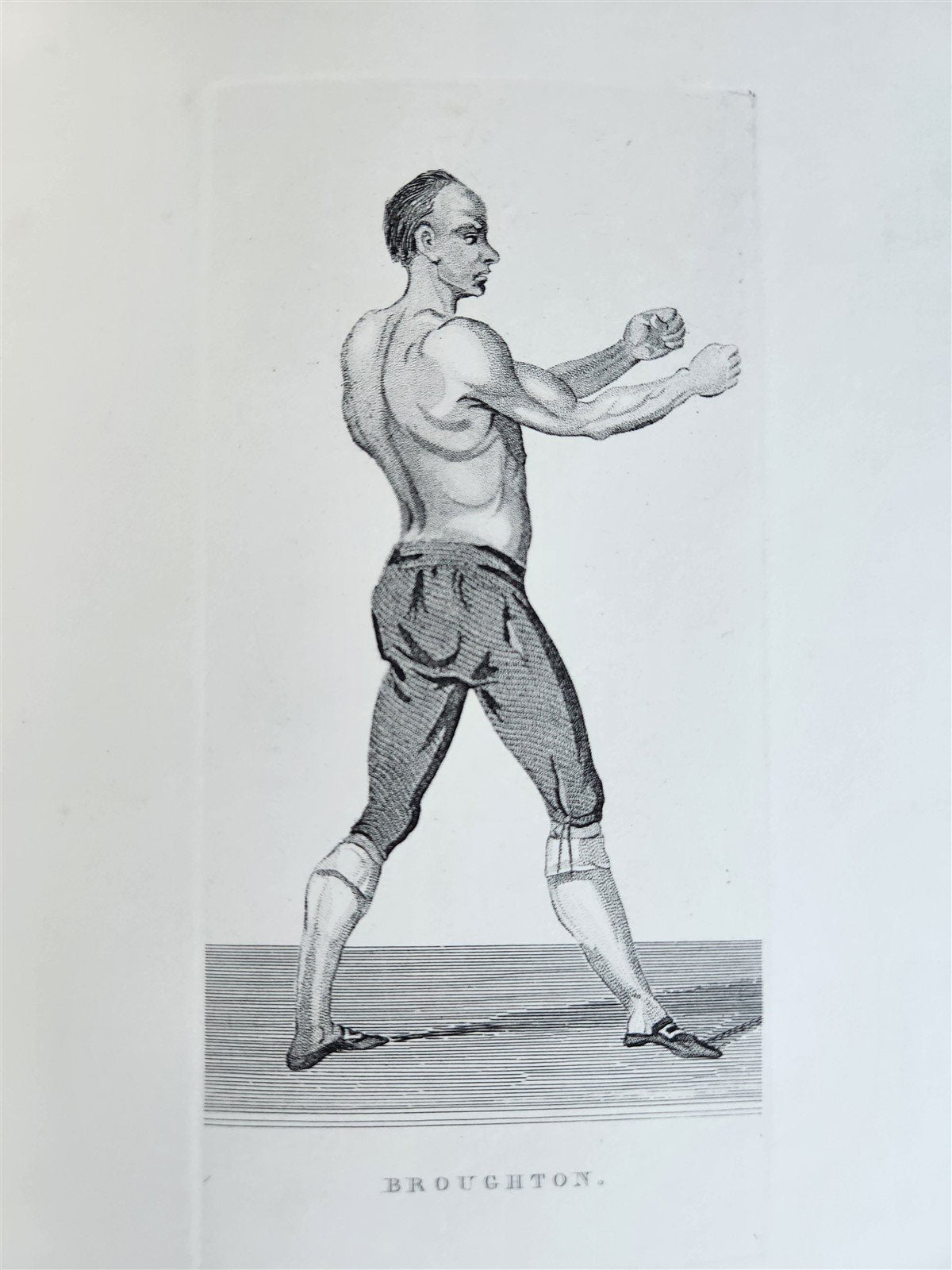 1820s BOXING PUGILISTS ILLUSTRATED w/ 62 PLATES antique
