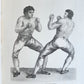 1820s BOXING PUGILISTS ILLUSTRATED w/ 62 PLATES antique