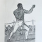 1820s BOXING PUGILISTS ILLUSTRATED w/ 62 PLATES antique
