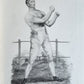 1820s BOXING PUGILISTS ILLUSTRATED w/ 62 PLATES antique