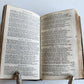 1736 BOOK of PSALMS antique in ENGLISH original binding 18th CENTURY PROVENANCE