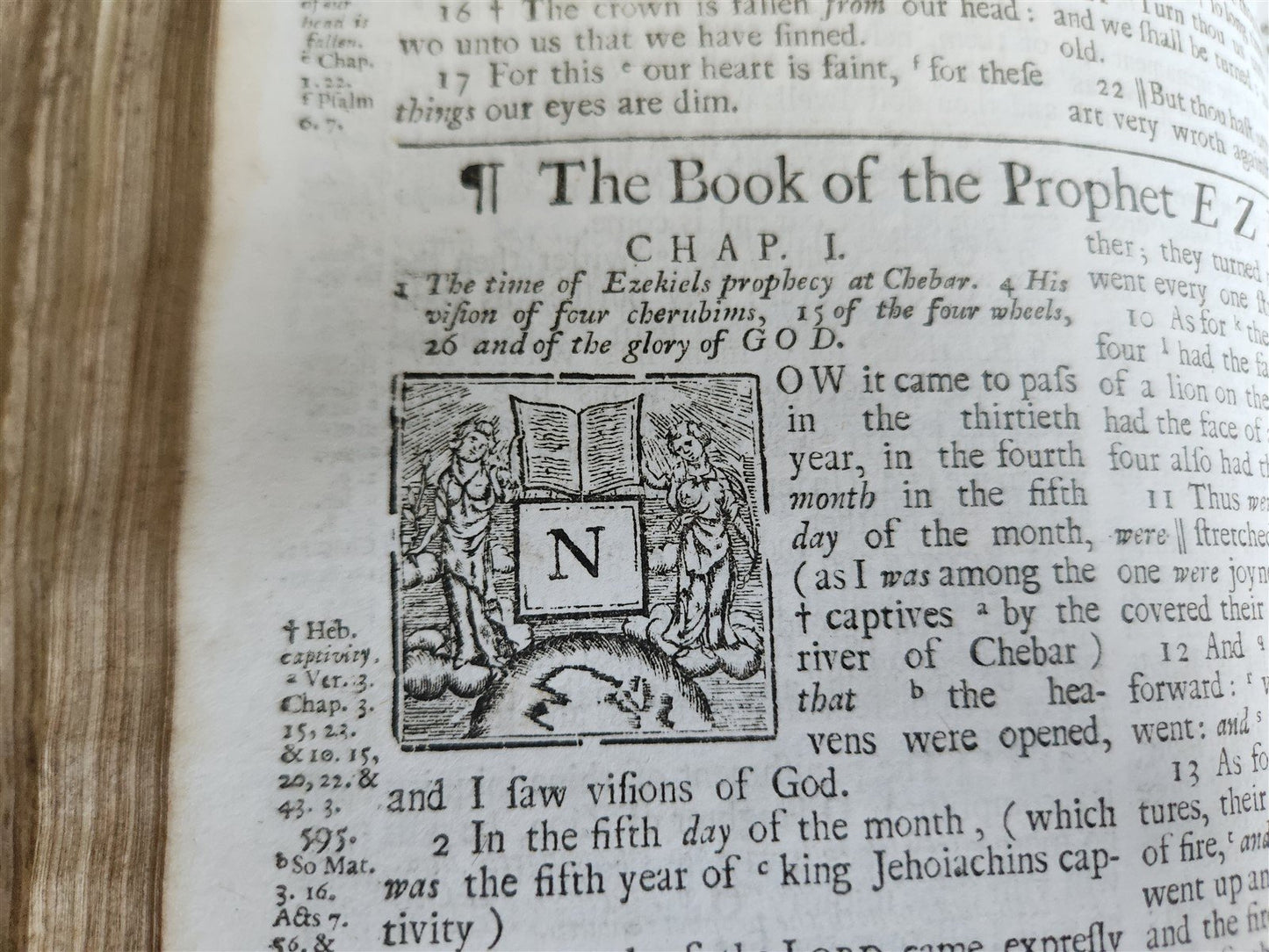 1703 BIBLE in ENGLISH antique London: Charles Bill & Executrix of Thomas Newcomb